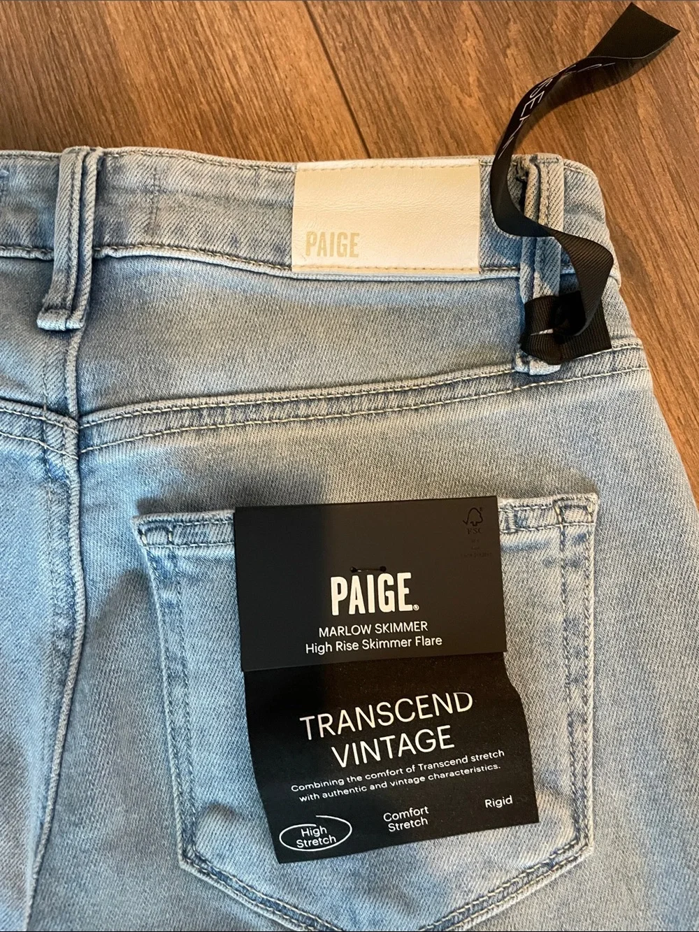 Paige Marlow High Rise Skimmer Flare Jeans- size 23